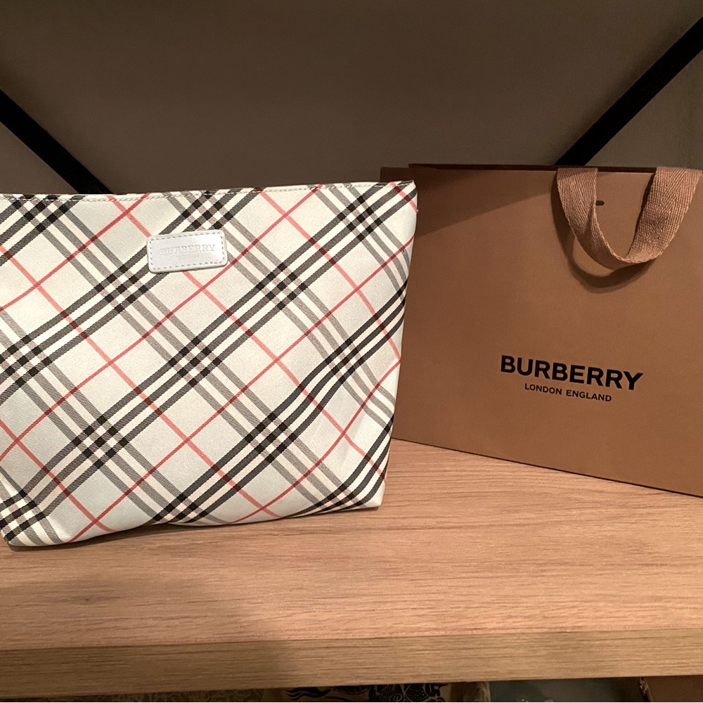 Burberry cosmetic pouch Blue Label! vintage!